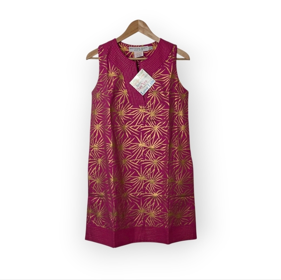 Gretchen Scott Designs Dresses & Skirts - NWT Gretchen Scott Designs Women's Pink Metallic Starburst Cotton Dress Small